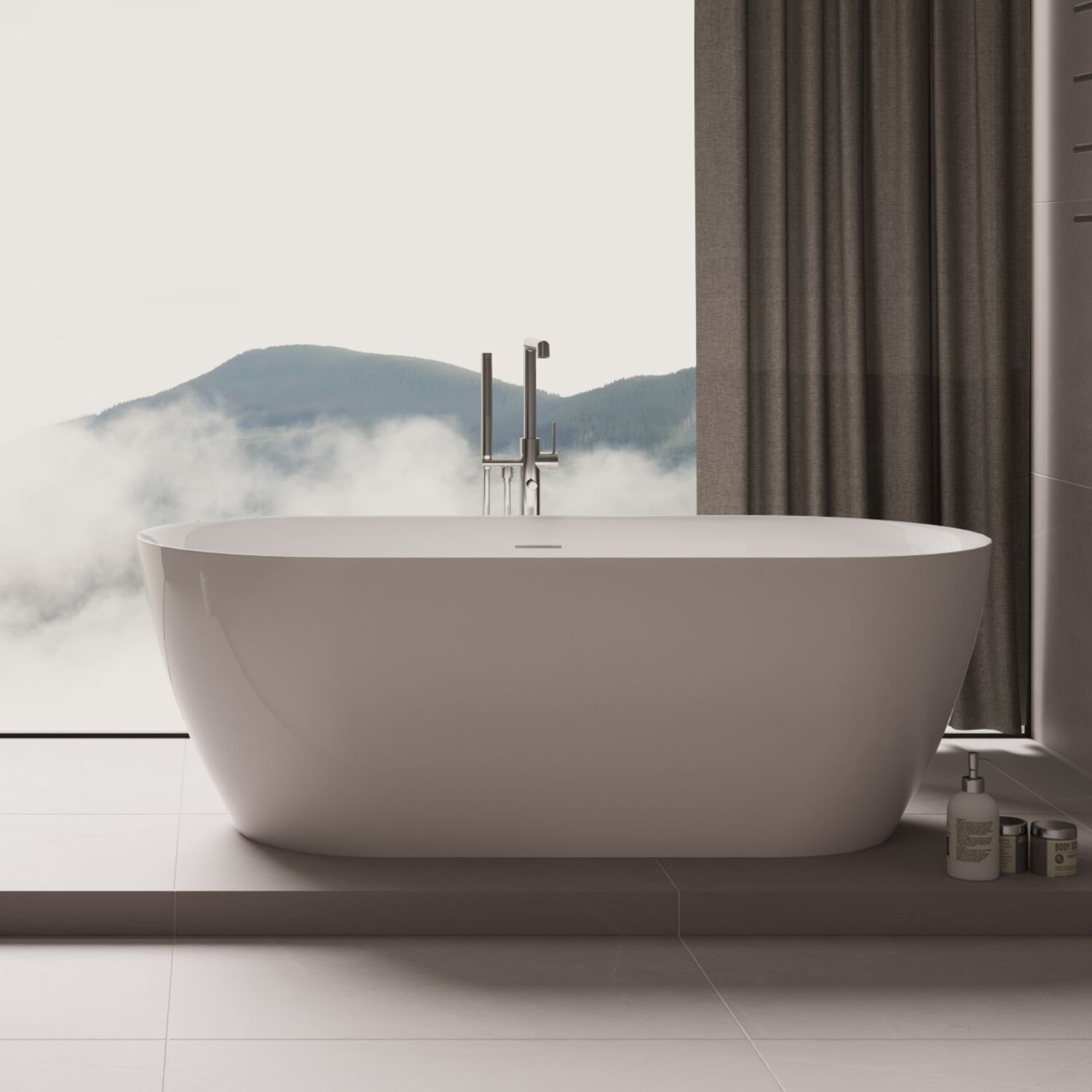 Ванна Vincea VBT-705-1800 180x80 акриловая, цвет белый