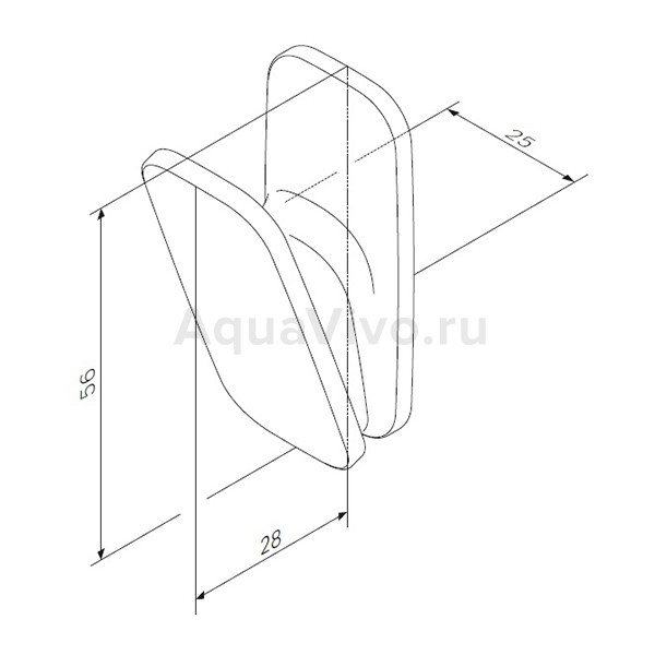 Крючок AM.PM Inspire 2.0 A50A35500