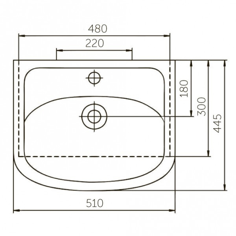Мебель для ванной Corozo Монро 50, цвет белый