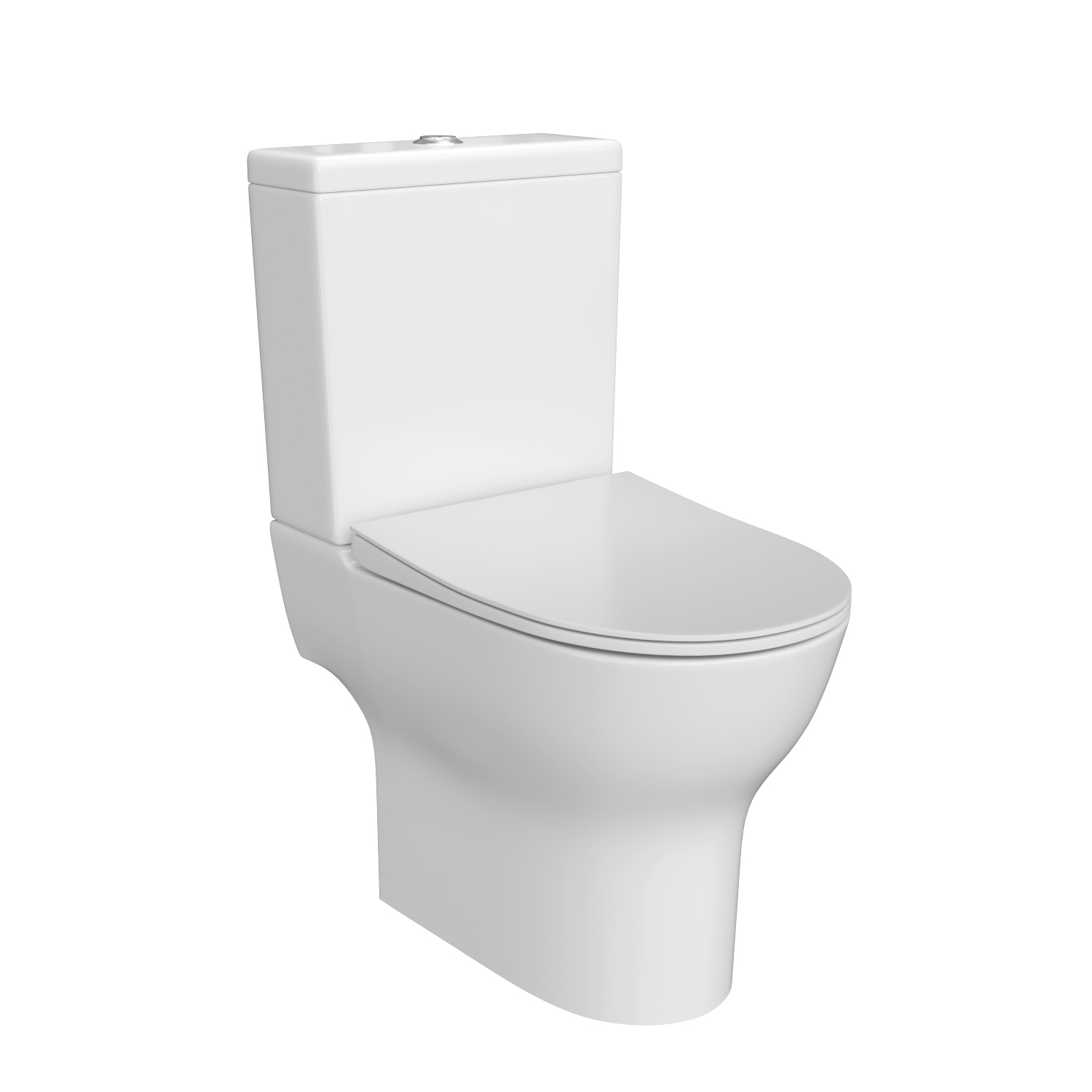 Унитаз Joki Bella JK8032008 напольный, безободковый, с сиденьем микролифт, цвет  белый - фото 1