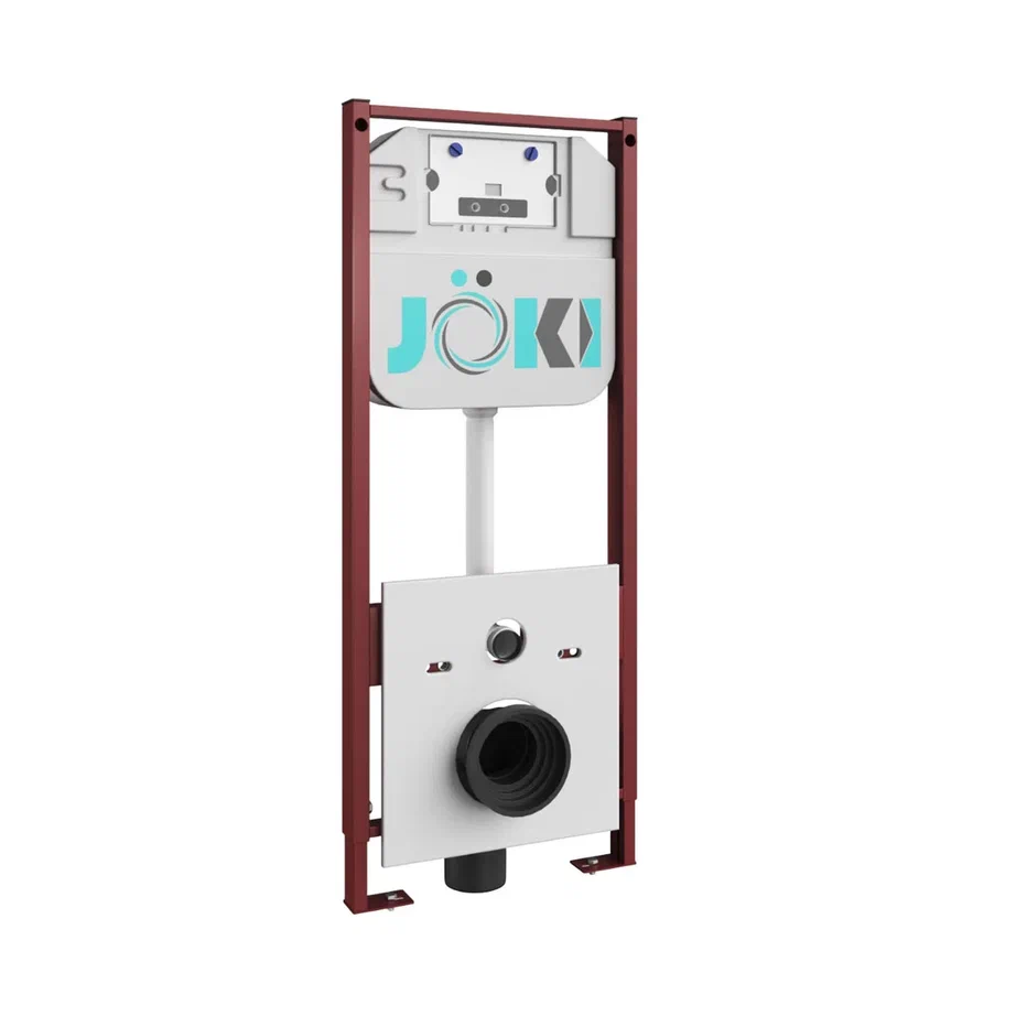 Комплект: Инсталляция JK45045 + Кнопка JK701528CH хром + Verna JK3021022 белый унитаз - фото 1