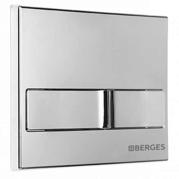Комплект Berges 043233 унитаза Ego XL с сиденьем микролифт и инсталляции Novum 525 с кнопкой L3 хром глянцевый