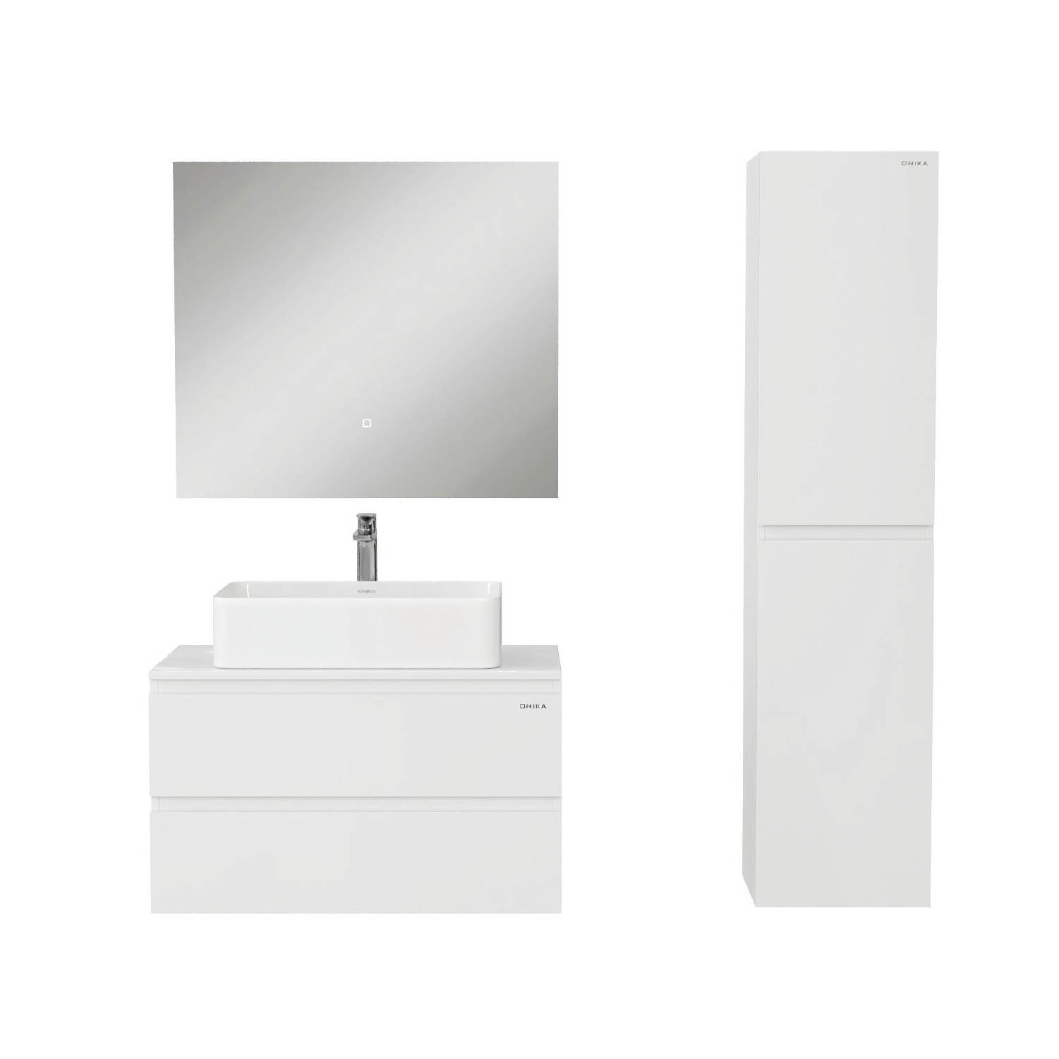Мебель для ванной Оника Алеста 80, цвет белый - фото 1
