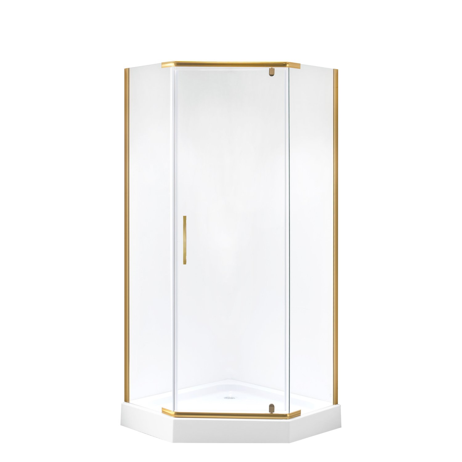 Душевой уголок Niagara Nova NG-6405-08 Gold 90x90, стекло прозрачное, профиль золото - фото 1