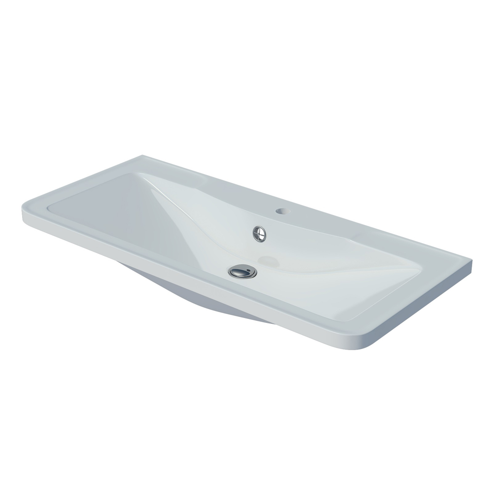 Мебель для ванной Corozo Алабама Z2 100, подвесная, цвет белый - фото 1