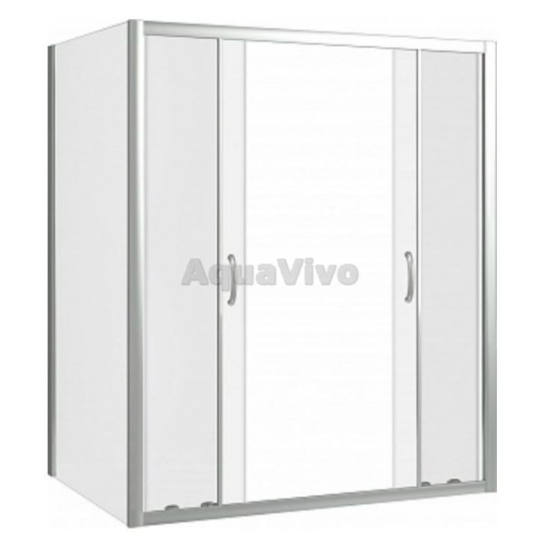 Душевой уголок Good Door Infinity WTW-TD+SP-C-CH 170x90, стекло прозрачное, профиль хром - фото 1
