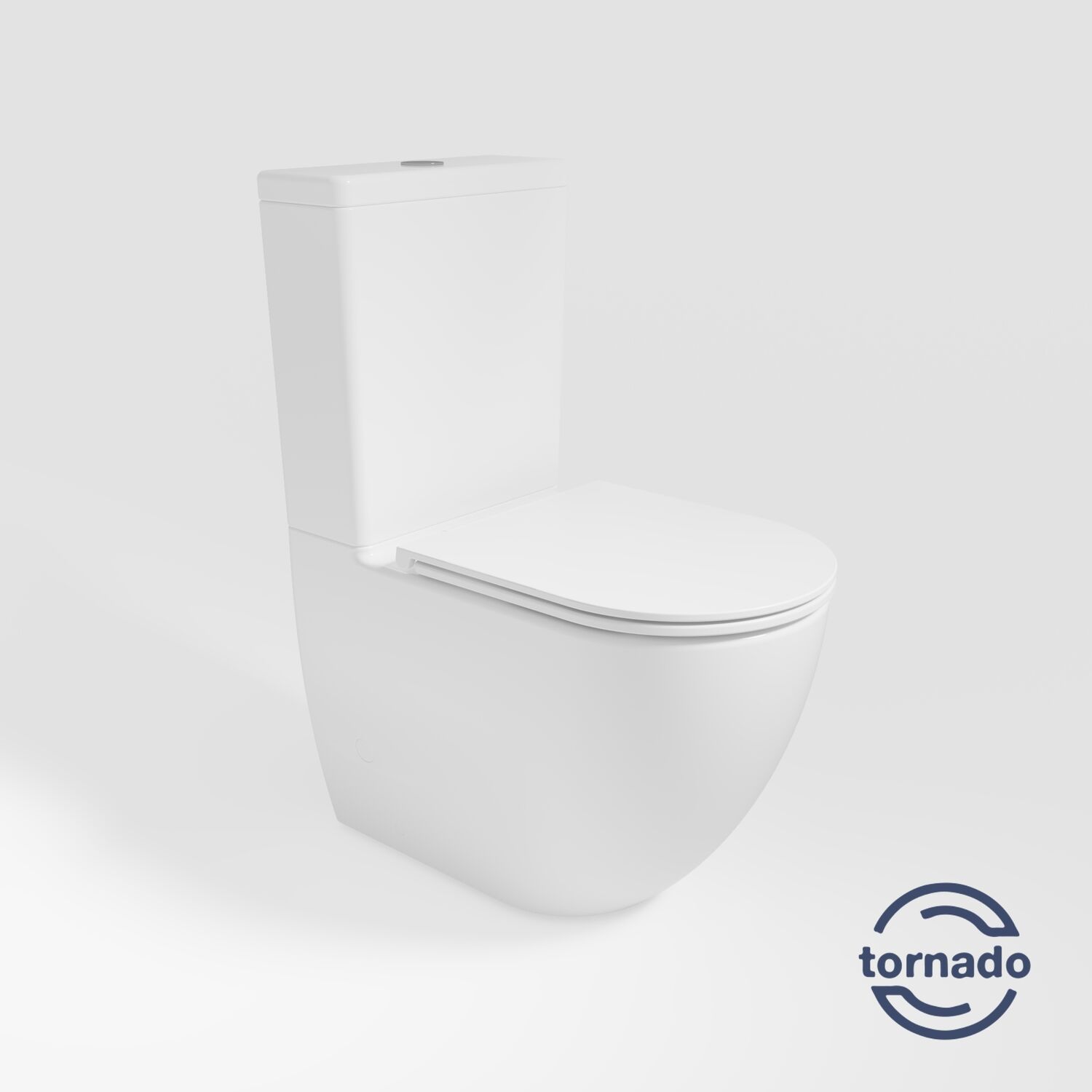 Унитаз-компакт Vincea Globo VT2-14T напольный, безободковый, смыв Торнадо, с сиденьем микролифт, цвет белый