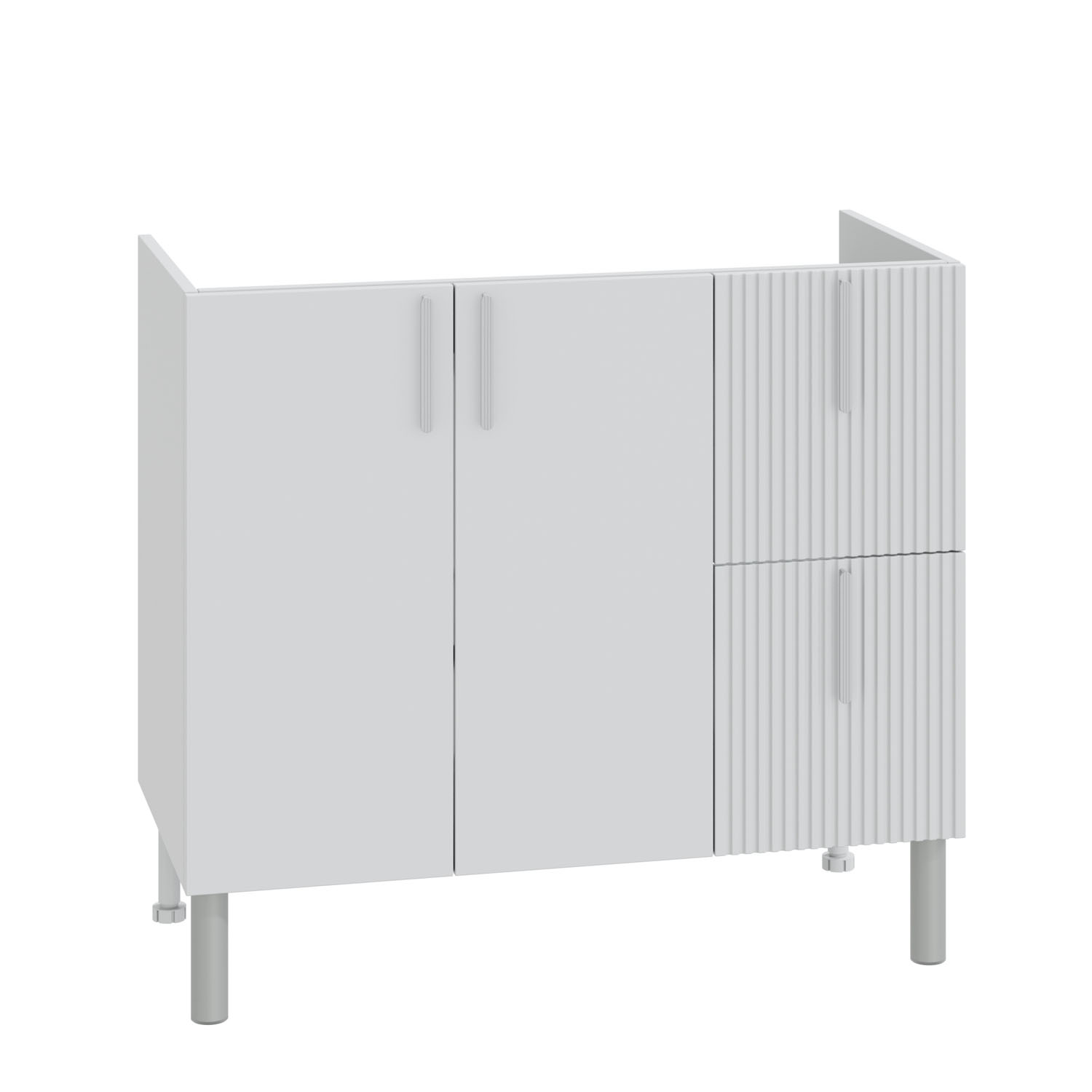 Тумба под раковину Санта Вега 90, напольная, цвет белый - фото 1