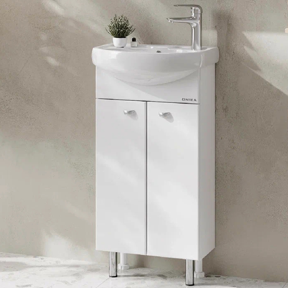 Мебель для ванной Оника Азов 40, цвет белый - фото 1