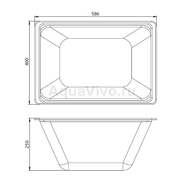 Контейнер для ванны AM.PM Gem W90A-070-070W-C с крышкой - фото 1