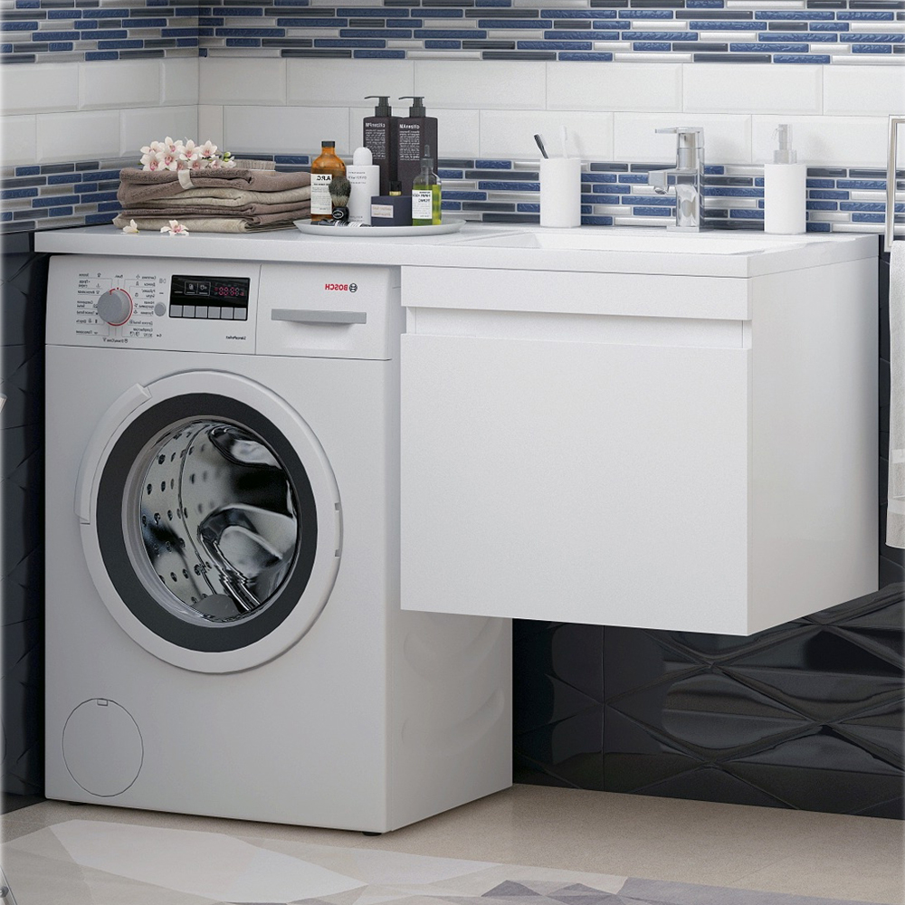 Тумба под раковину Corozo Альтаир 56, подвесная, цвет белый - фото 1