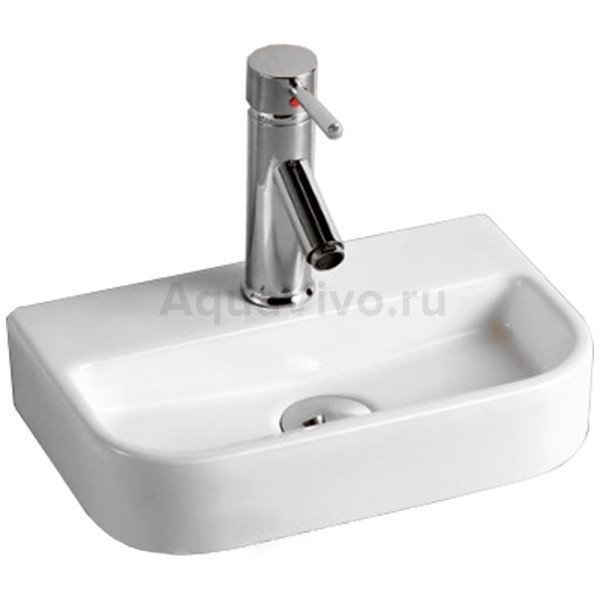 Раковина Weltwasser SK Aisbach 5075 подвесная, 38x25 см, цвет белый глянец