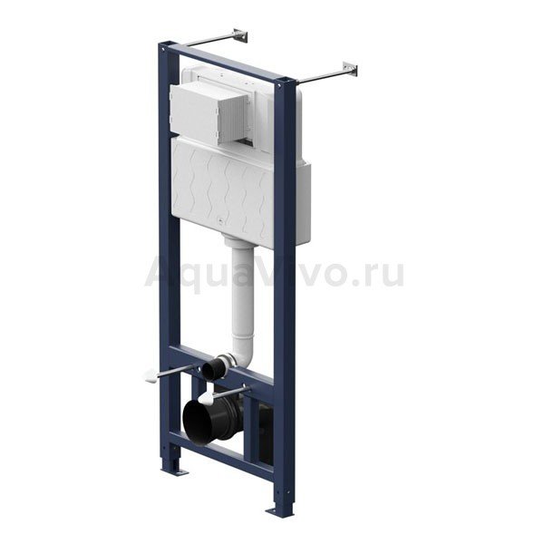 Комплект AM.PM IS49051.501700 унитаза Inspire FlashClean с сиденьем микролифт и инсталляции c кнопкой хром глянцевый - фото 1