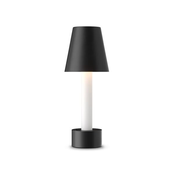 Декоративная настольная лампа Maytoni Tet-A-Tet MOD104TL-3AB3K, арматура черная, плафон металл черный