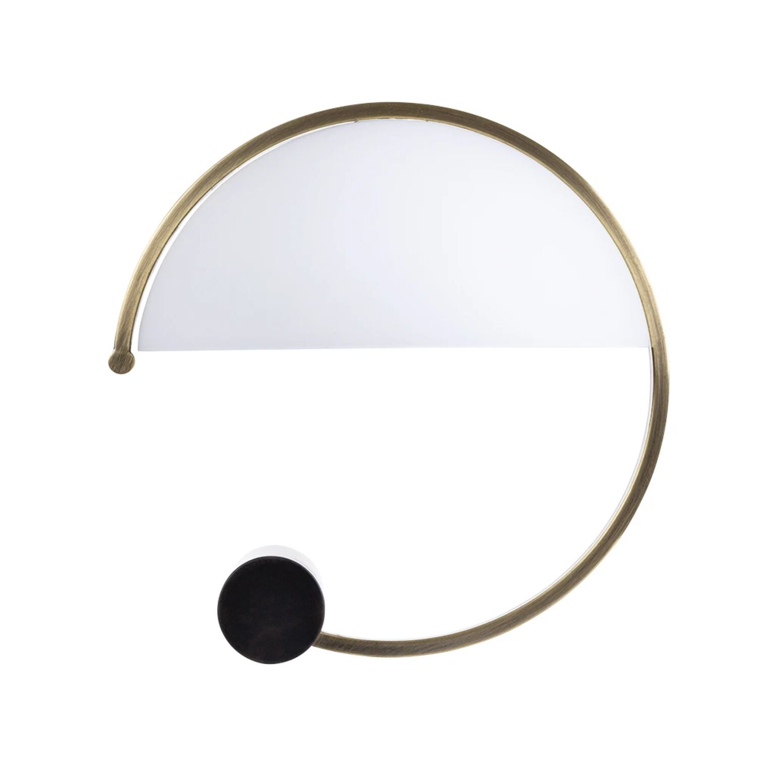 Декоративная настольная лампа Arte Lamp Brava A5056LT-1AB, арматура античная бронза, плафон стекло белое