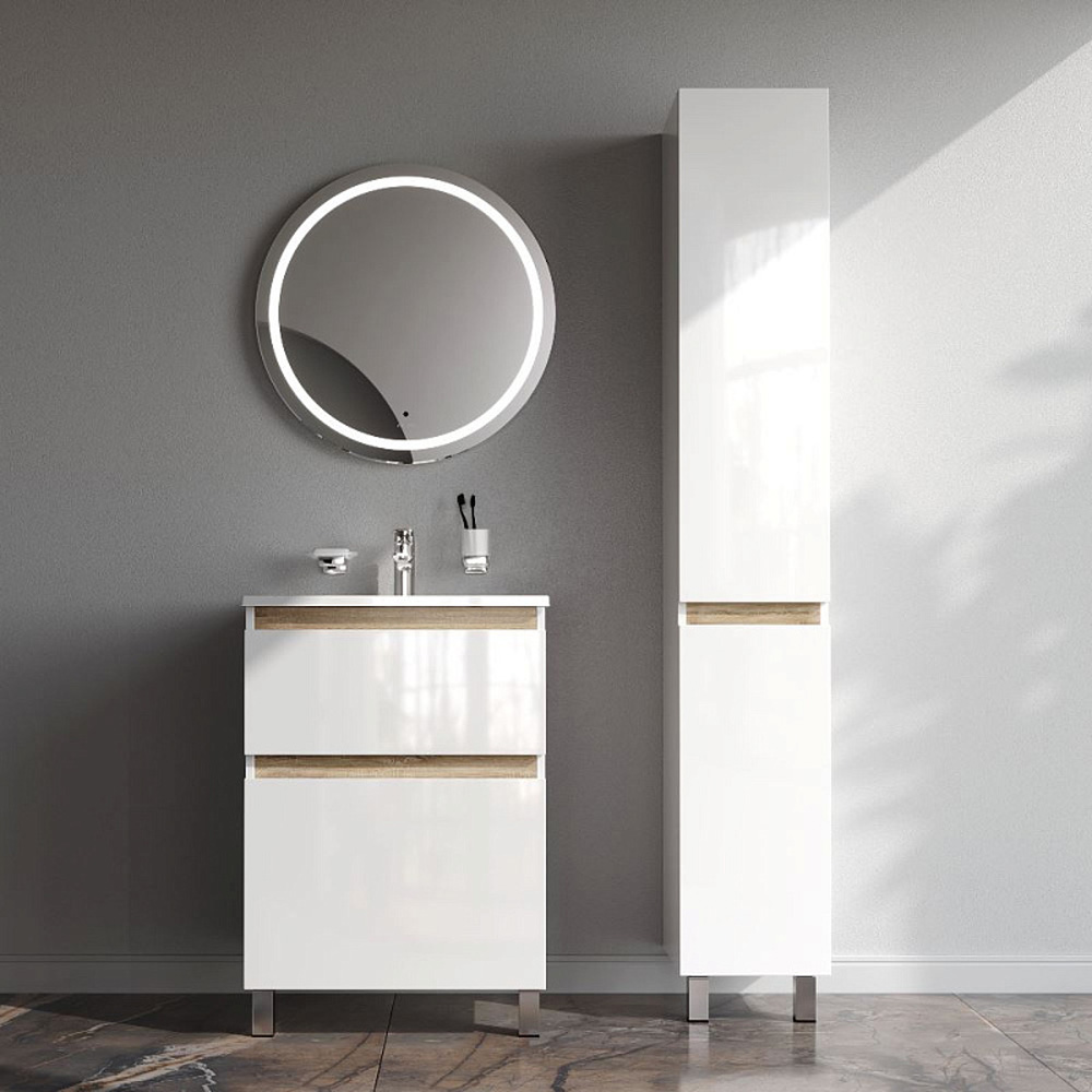 Мебель для ванной AM.PM X-Joy 60 напольная, цвет белый глянец/дерево