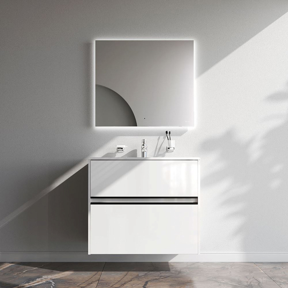 Мебель для ванной AM.PM Sense 80 подвесная/напольная, цвет белый глянец