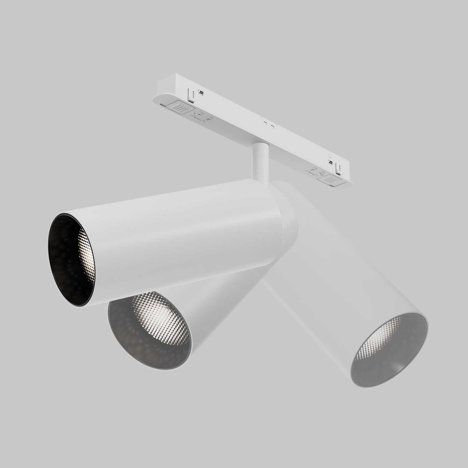 Трековый светильник Maytoni Focus LED TR032-4-20W3K-S-DS-W, арматура белая    - фото 1