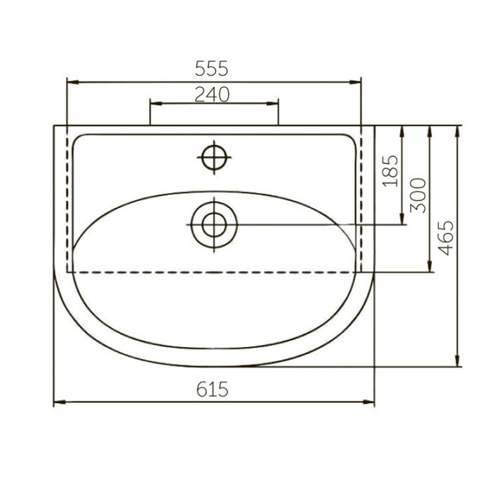 Мебель для ванной Corozo Кентис 60, цвет белый
