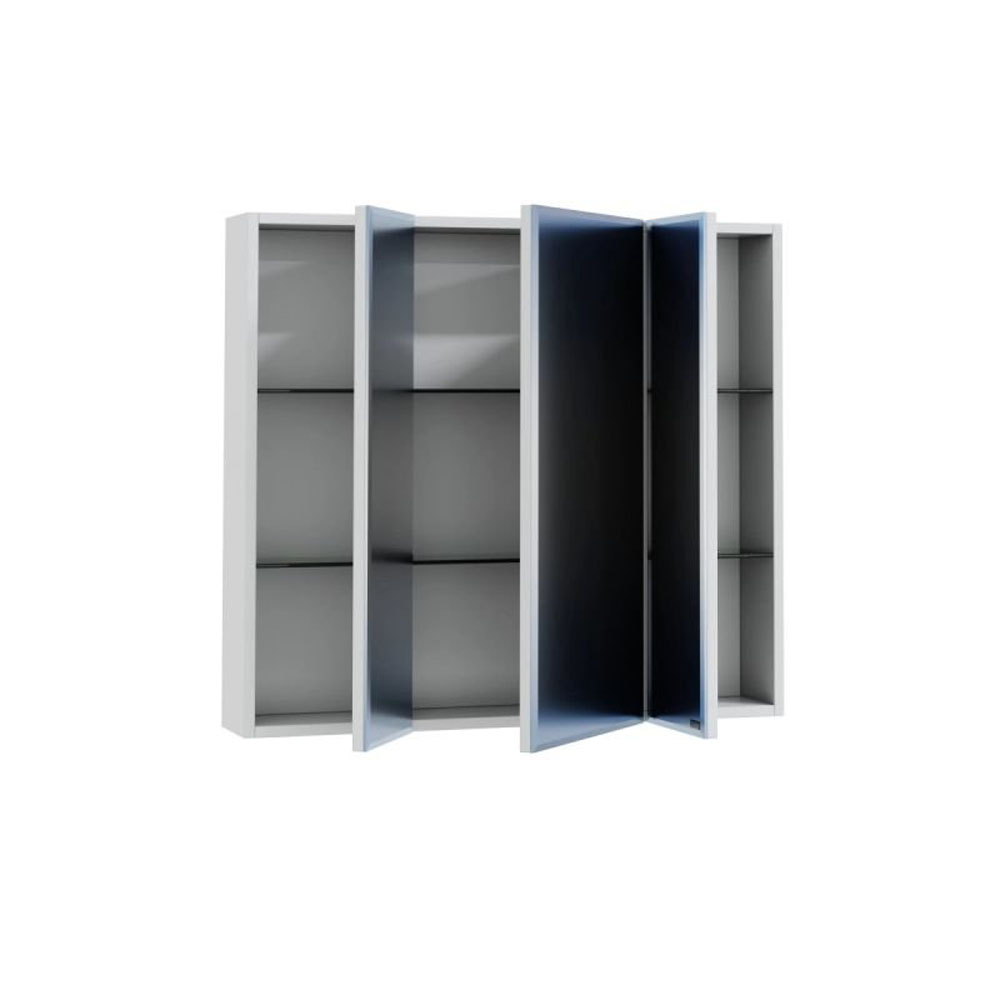 Мебель для ванной Санта Омега 80 П напольная, с дверцами, цвет белый