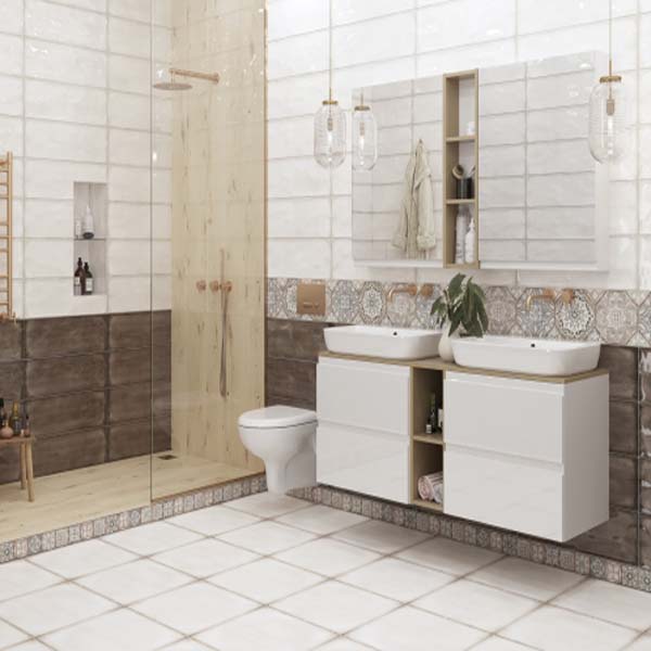 Мебель для ванной Cersanit Moduo 80, со столешницей, цвет белый / дуб - фото 1