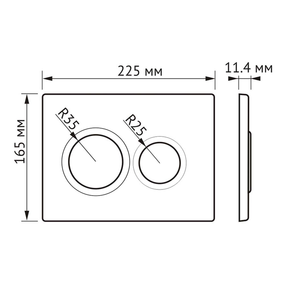 Комплект Berges 043389 унитаза Okus Rimless с сиденьем микролифт и инсталляции Novum с кнопкой O3 хром глянец