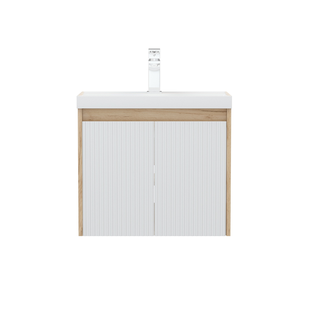 Мебель для ванной Corozo Блисс 60, цвет дуб крафт/белый - фото 1