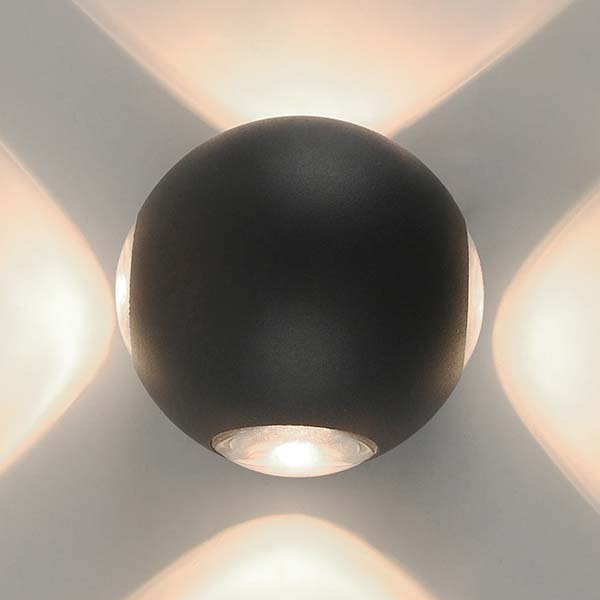 Уличная архитектурная подсветка Arte Lamp Conrad A1544AL-4GY, арматура серая, плафон пластик серый, 11х11 см