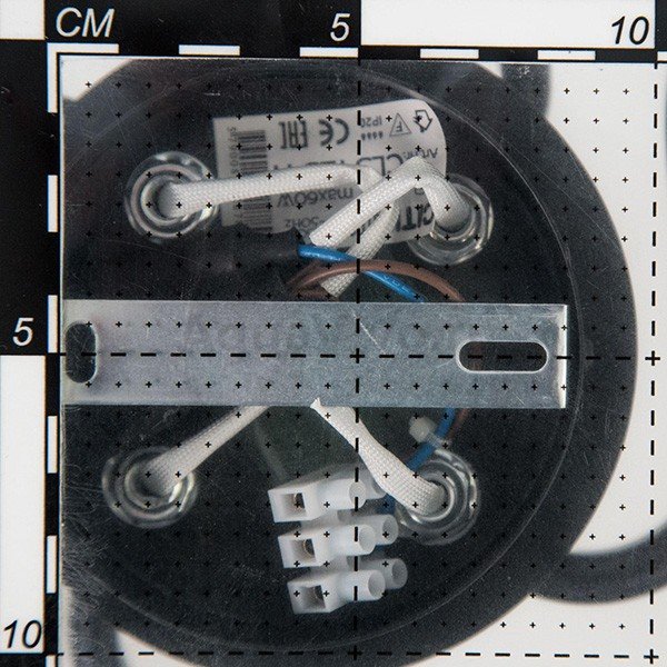 Потолочная люстра Citilux Таверна CL542541, арматура черная, плафоны металл / стекло бежевое, 60х60 см