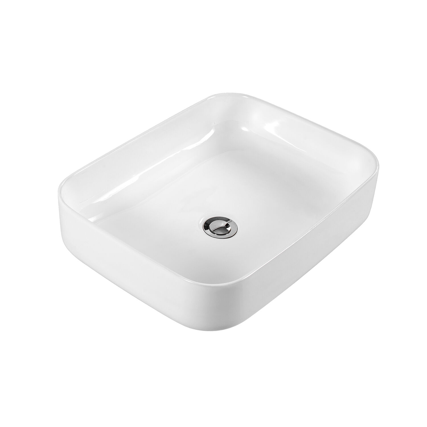 Раковина Акватек Вега AQ5515-MW накладная, 50x39 см, цвет белый матовый - фото 1