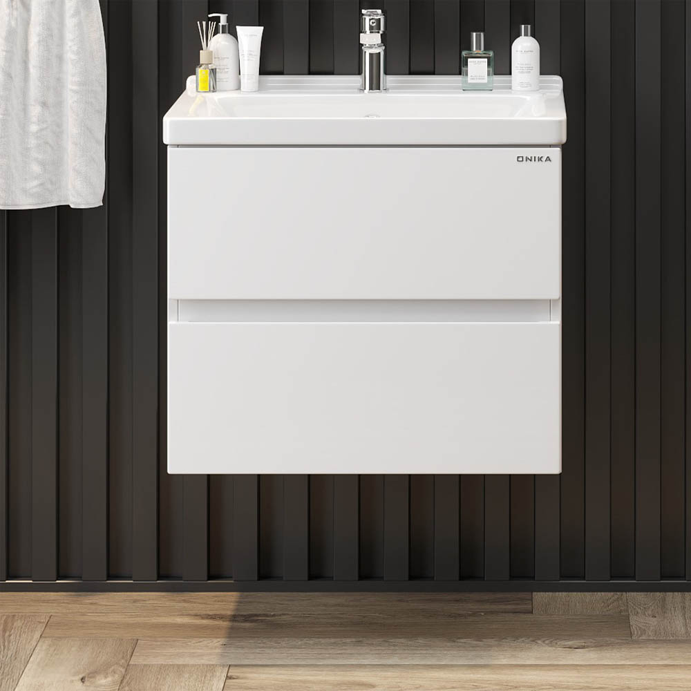 Мебель для ванной Оника Эвада 60, подвесная, цвет белый - фото 1