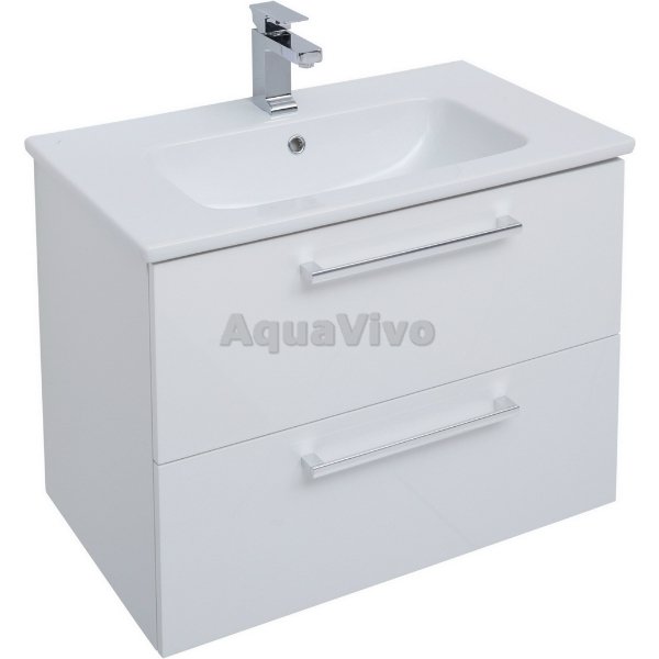Мебель для ванной Dreja Gio 80, цвет белый глянец