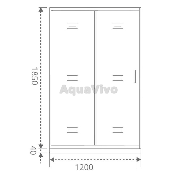 Душевая дверь Good Door Latte WTW-120-C-WE 120, стекло прозрачное, профиль белый - фото 1