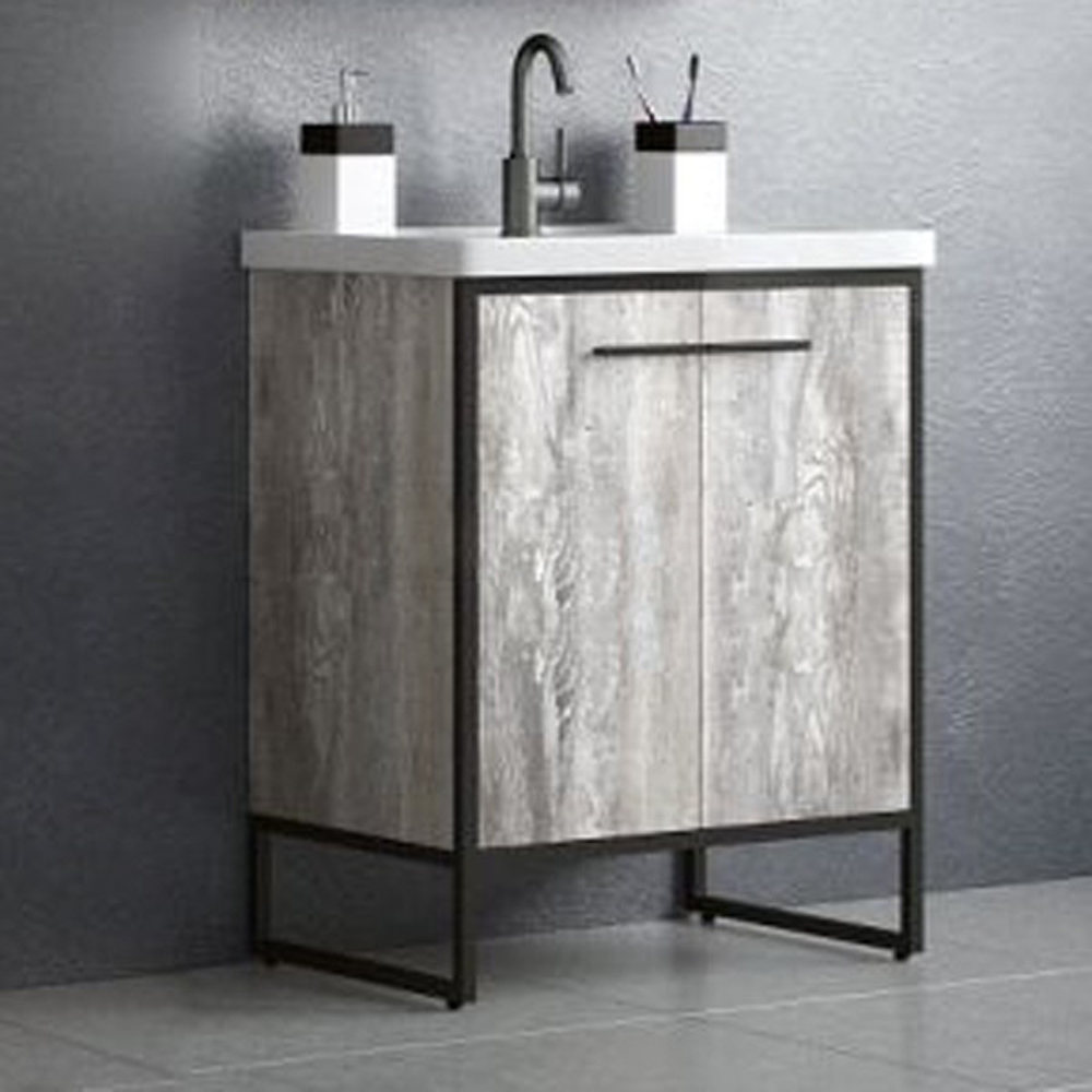 Тумба под раковину Corozo Айрон 60, цвет антик