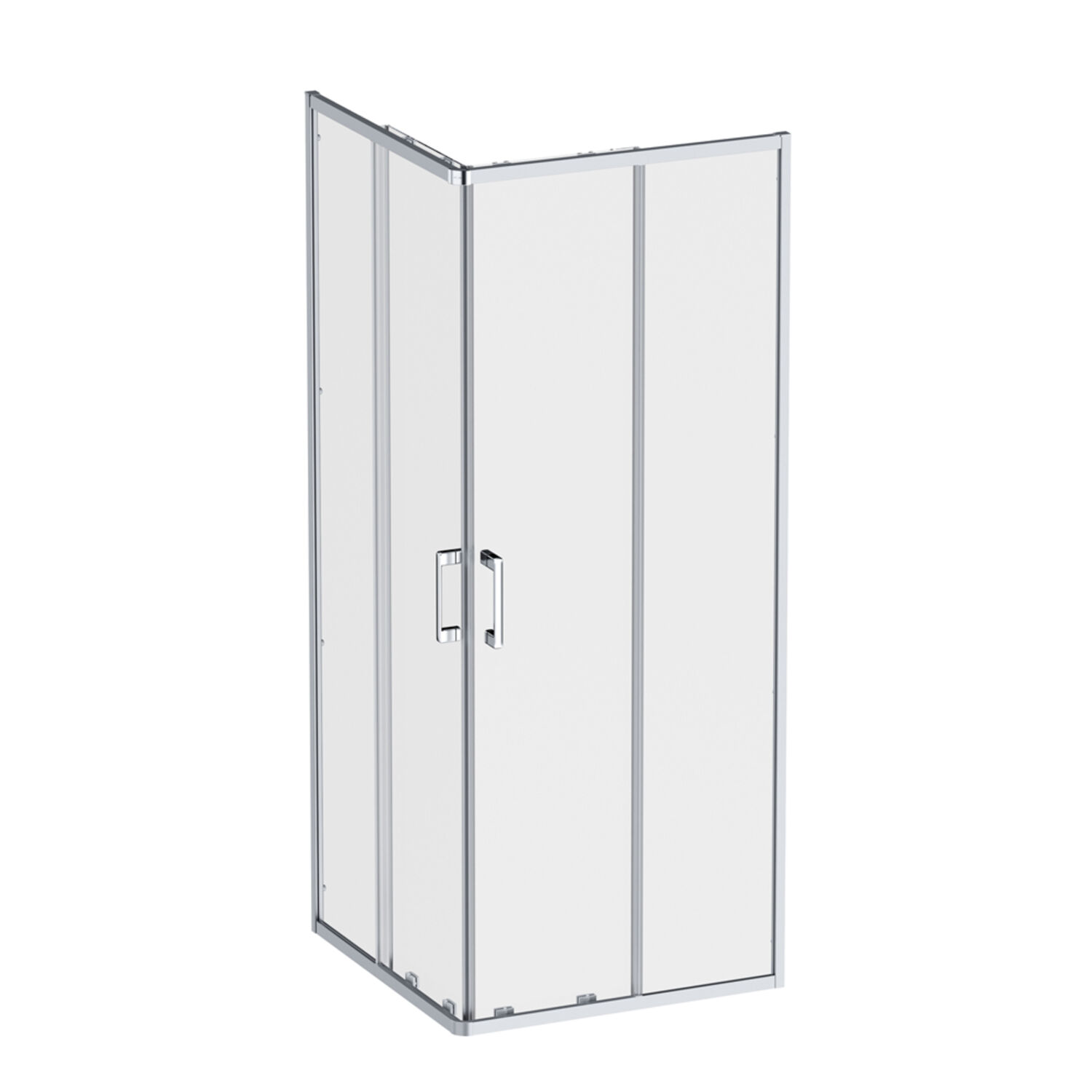 Душевой уголок AM.PM Above W9XG-403-8080-MT 80x80, стекло прозрачное, профиль хром матовый - фото 1