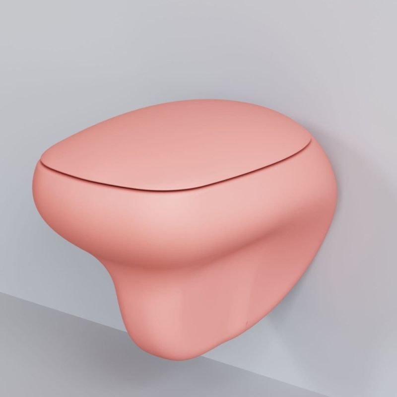 Сиденье Ambassador Diamond 122T20901 для унитаза, с микролифтом, цвет розовый матовый - фото 1
