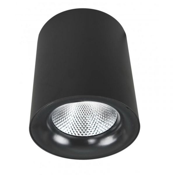 Точечный светильник Arte Lamp Facile A5112PL-1BK, арматура черная, плафон металл черный, 8х8 см