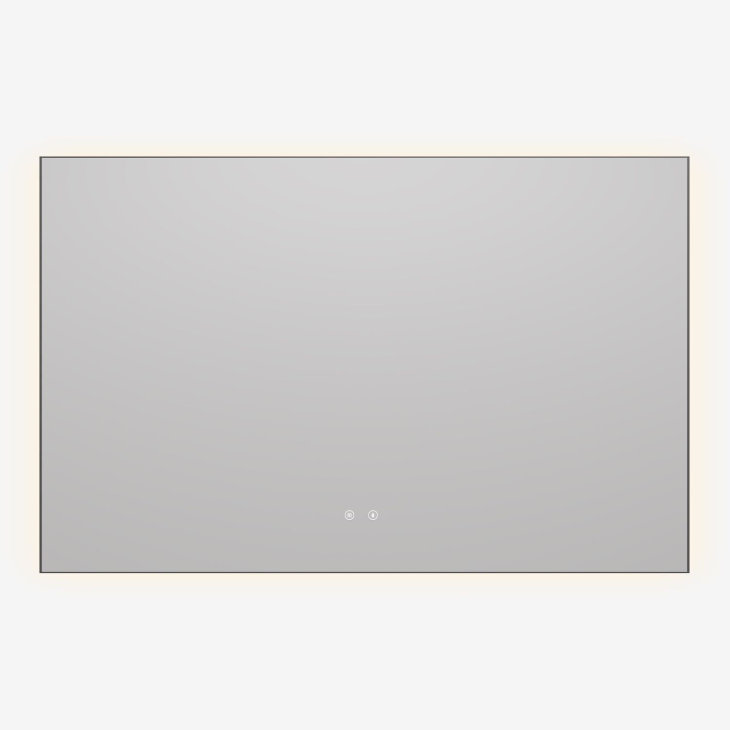 Зеркало Vincea VLM-4F120GM-2 120х80, с подсветкой, функцией антизапотевания, цвет вороненая сталь - фото 1