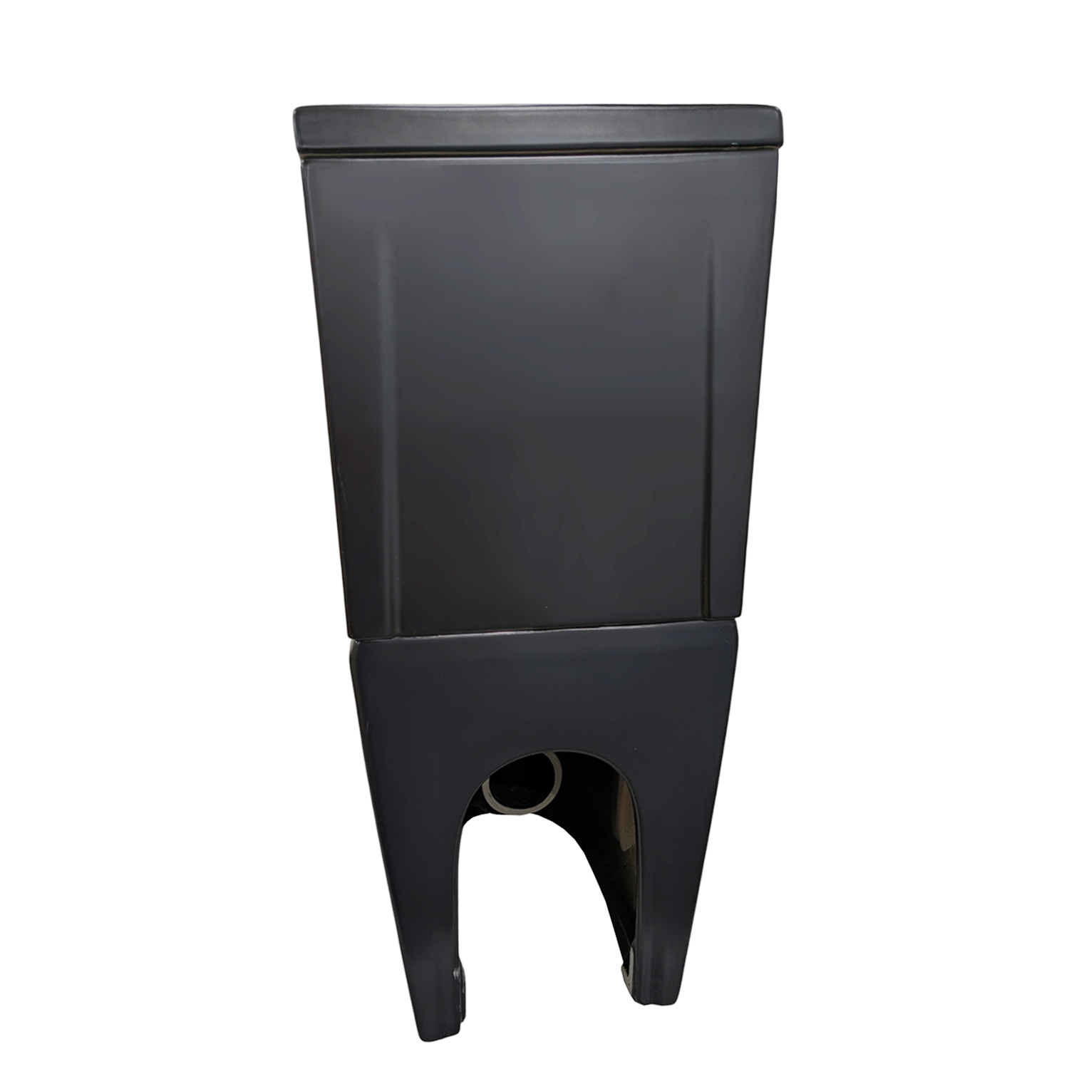 Унитаз напольный Joki Herba T JK0822035MB напольный, безободковый, смыв Торнадо, с сиденьем микролифт, цвет черный