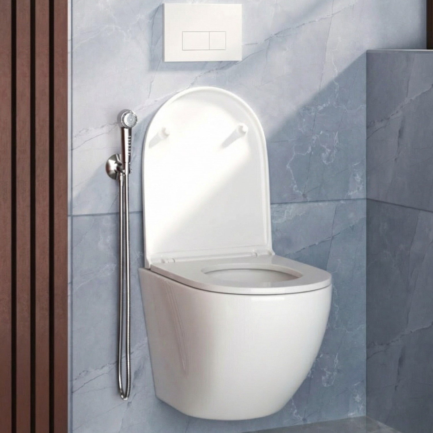 Унитаз Joki Stella T JK1101010 подвесной, безободковый, смыв торнадо, с сиденьем микролифт, цвет белый