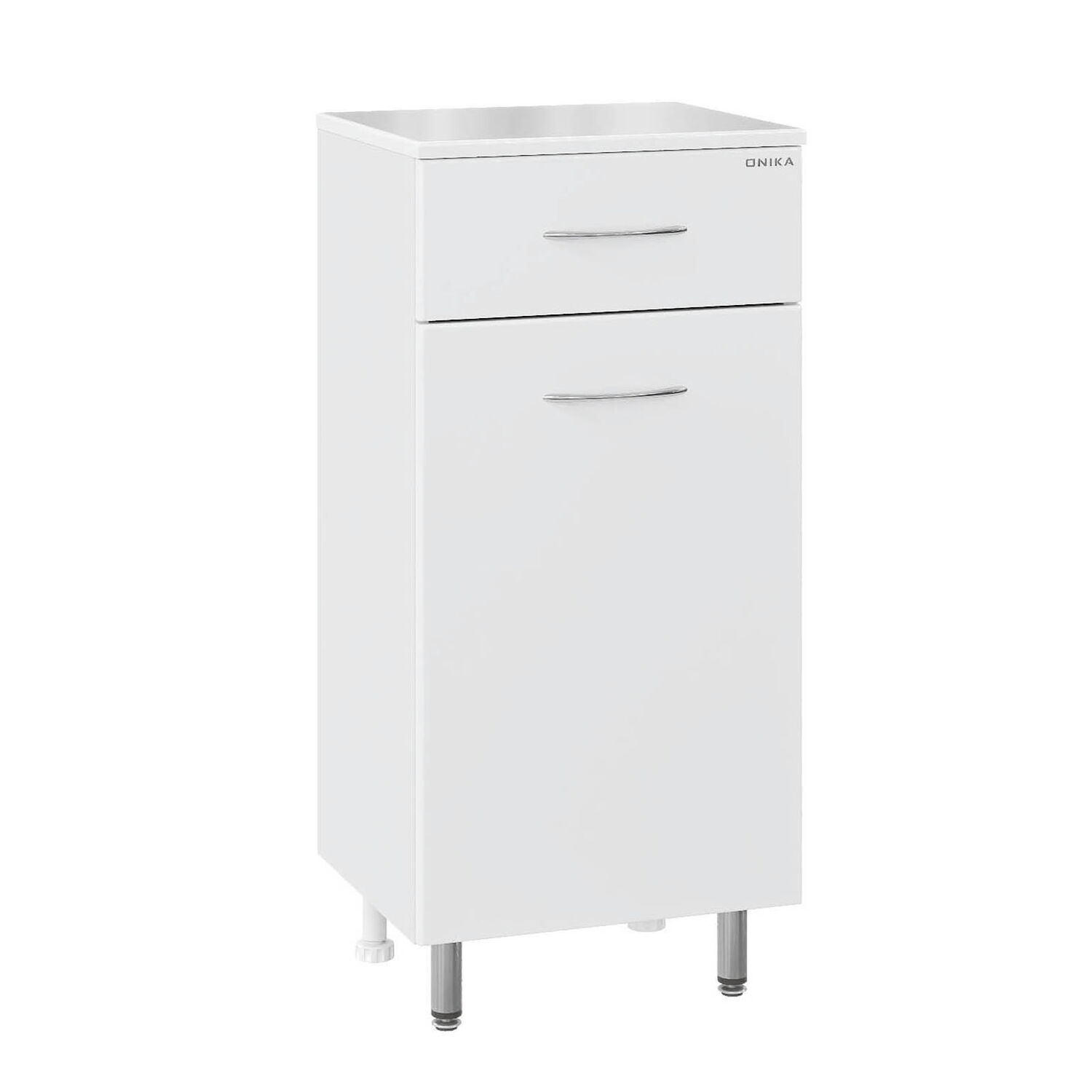 Тумба Оника Каприз 40, правая, цвет белый