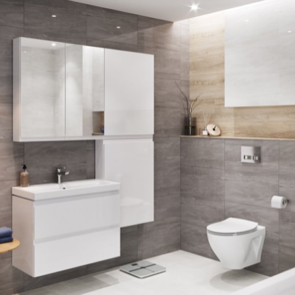 Мебель для ванной Cersanit Moduo 80x49, цвет белый