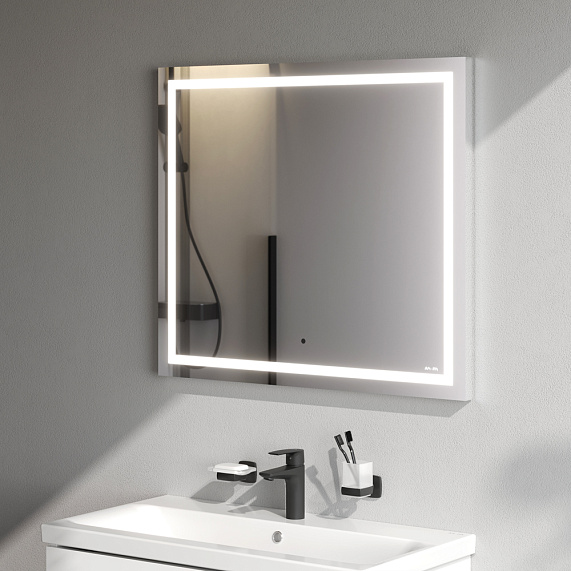 Мебель для ванной AM.PM Gem 75 напольная, 2 ящика, цвет белый глянец