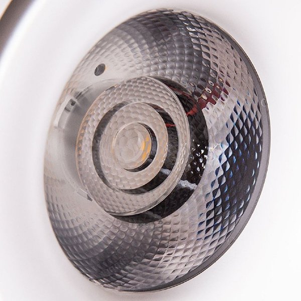 Точечный светильник Arte Lamp Arcturus A7715PL-1WH, арматура белая, плафон металл белый, 10х10 см