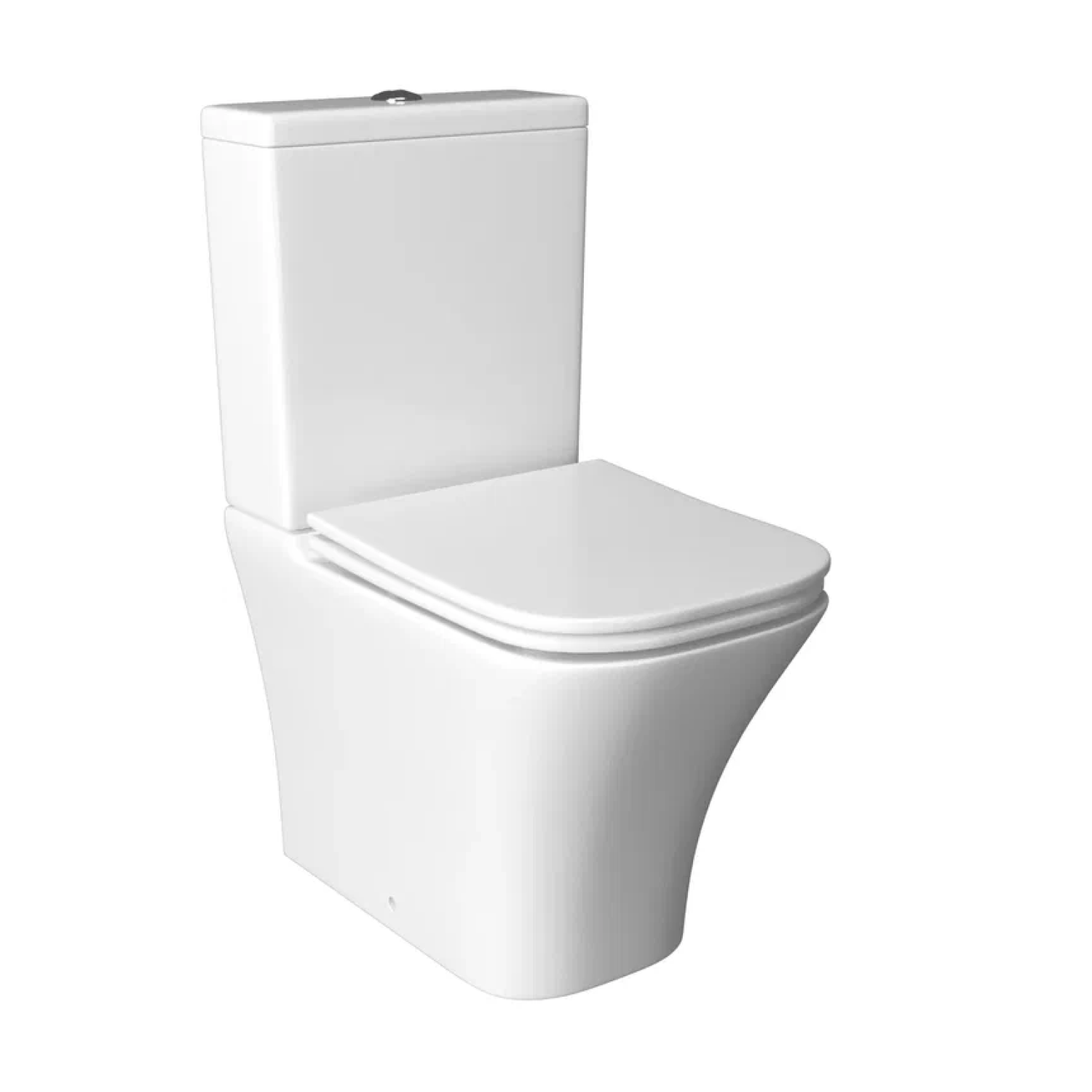 Унитаз Joki Verna JK3052011 напольный, безободковый, с сиденьем микролифт, цвет  белый
