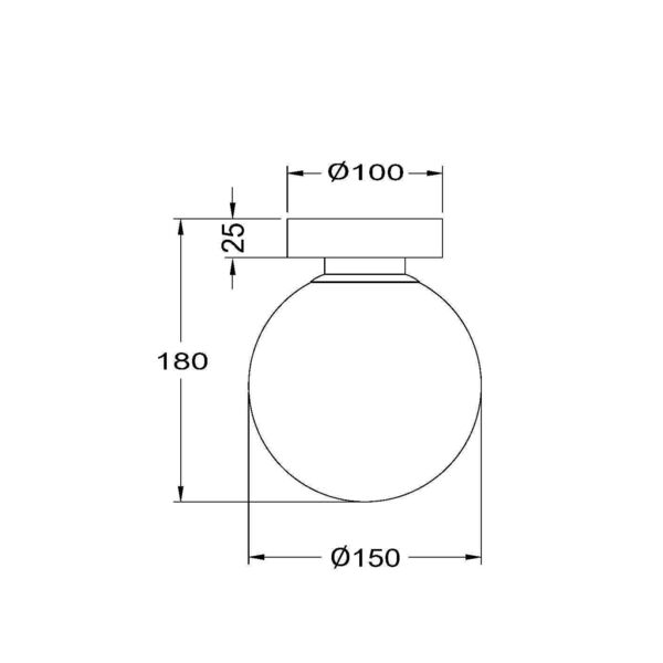 Бра Maytoni Basic Form MOD321WL-01W, арматура матовая белая, плафон стекло белое - фото 1