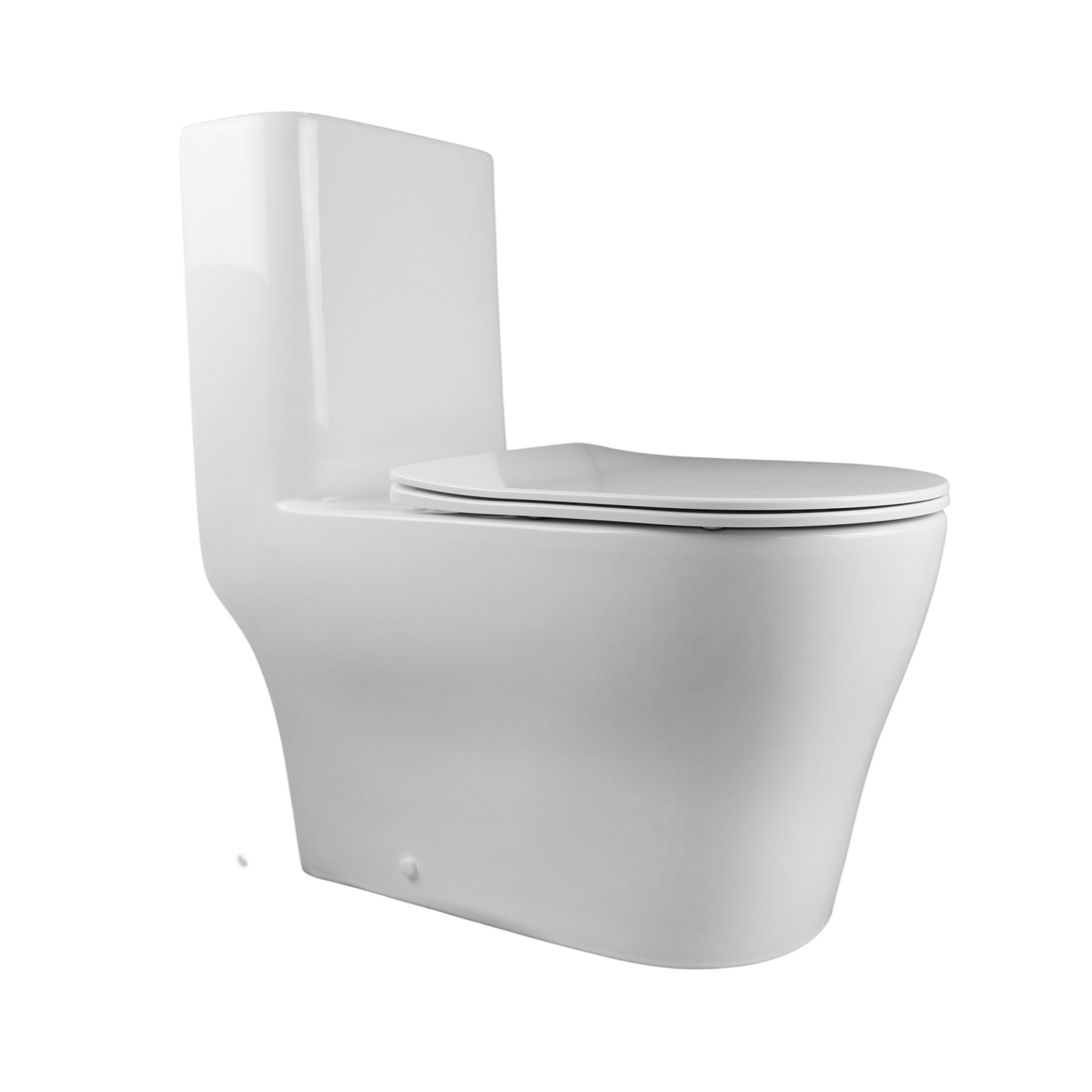 Унитаз-моноблок Joki Palace T JK86382100 напольный, безободковый, смыв Торнадо, с сиденьем микролифт, цвет белый