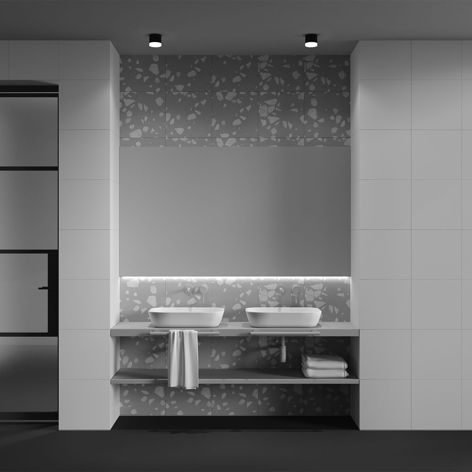 Потолочный светильник Maytoni Pauline C087CL-GX53-B, арматура черная    - фото 1