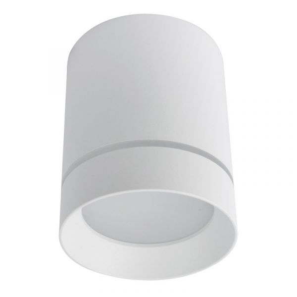 Точечный светильник Arte Lamp Elle A1909PL-1WH, арматура белая, плафон пластик белый, 8х8 см