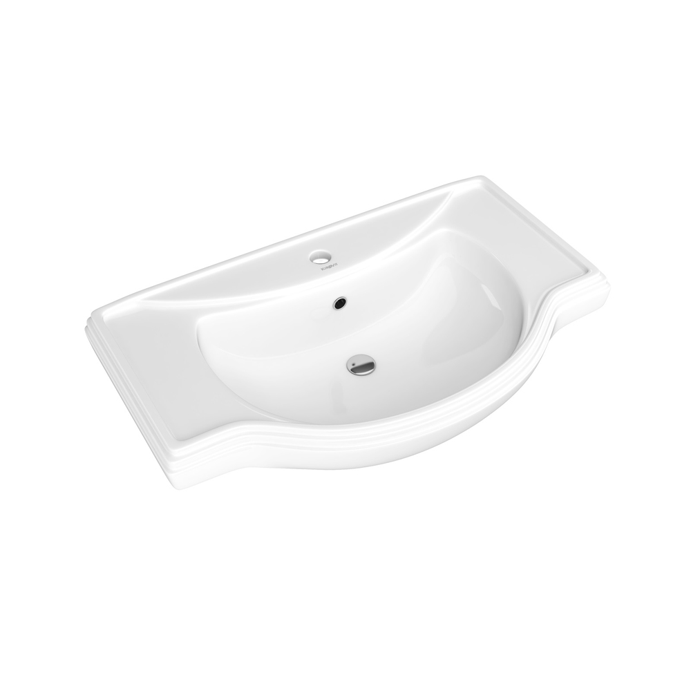 Мебель для ванной Corozo Классика 80, цвет белый - фото 1